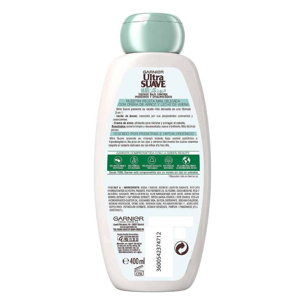 Kindershampoo Garnier Ultra Suave 400 ml Hafer Shampoo und Spülung