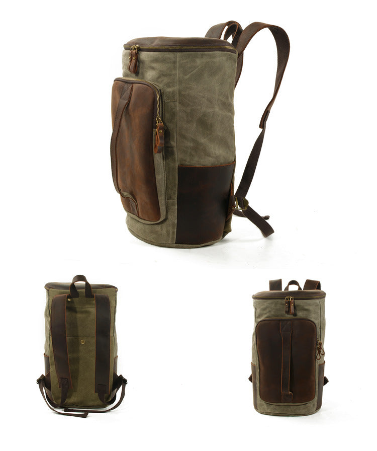 Mannlicher Canvas-Schultertasche, mittelgross – Bild 10 | LuxeStyle