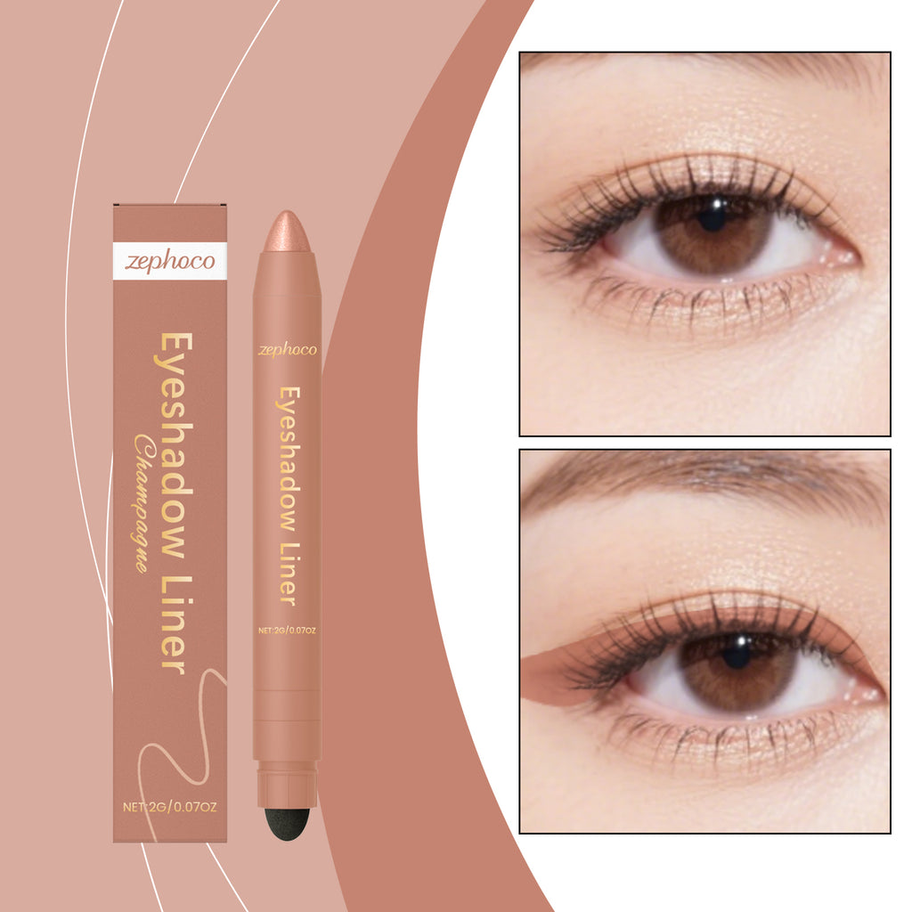 2-in-1 Eyelinerstift Champagner