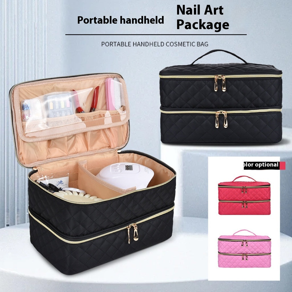 Doppellagige Nagellack-Aufbewahrungstasche – Bild 2 | LuxeStyle