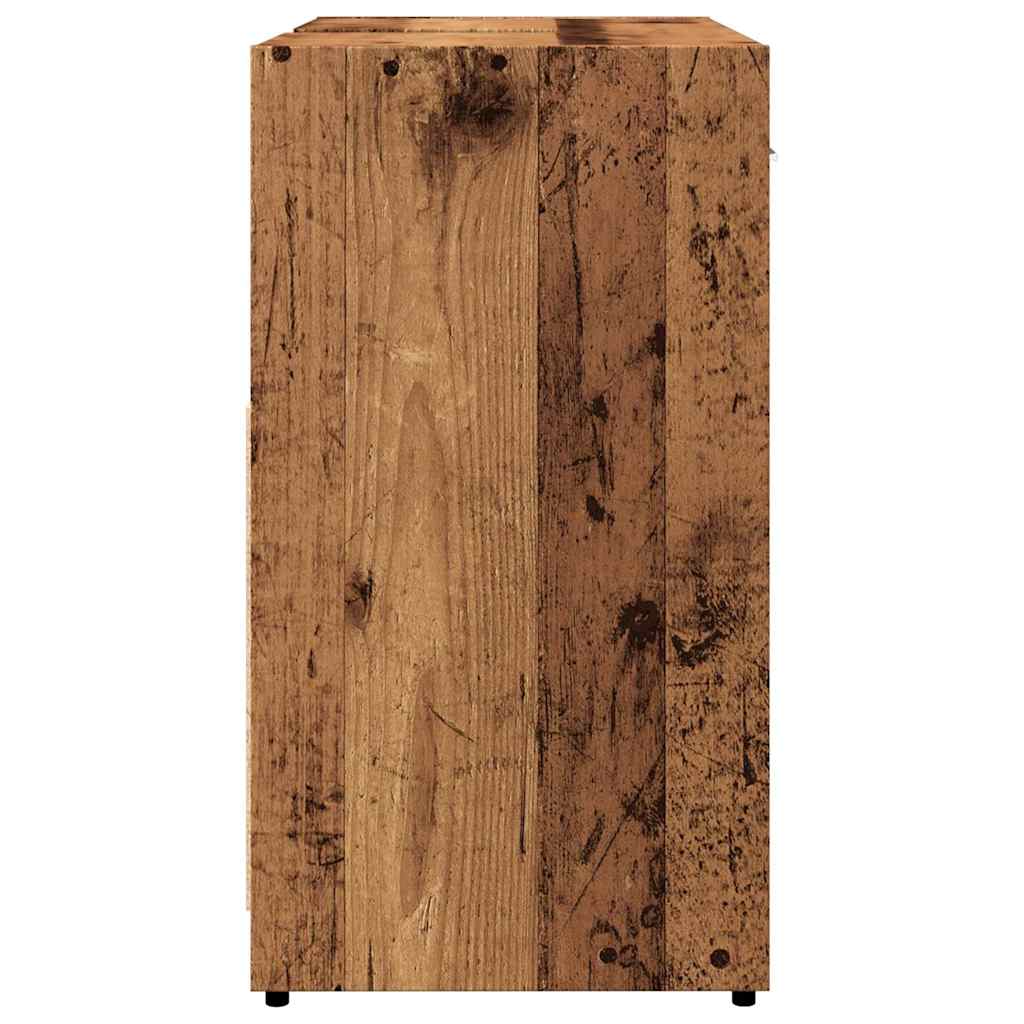 Waschtischunterschrank im Holz-Look