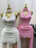 LuxeStyle Minikleid mit Cut-Out und Rückenausschnitt – Bild 9 – LuxeStyle Schweiz