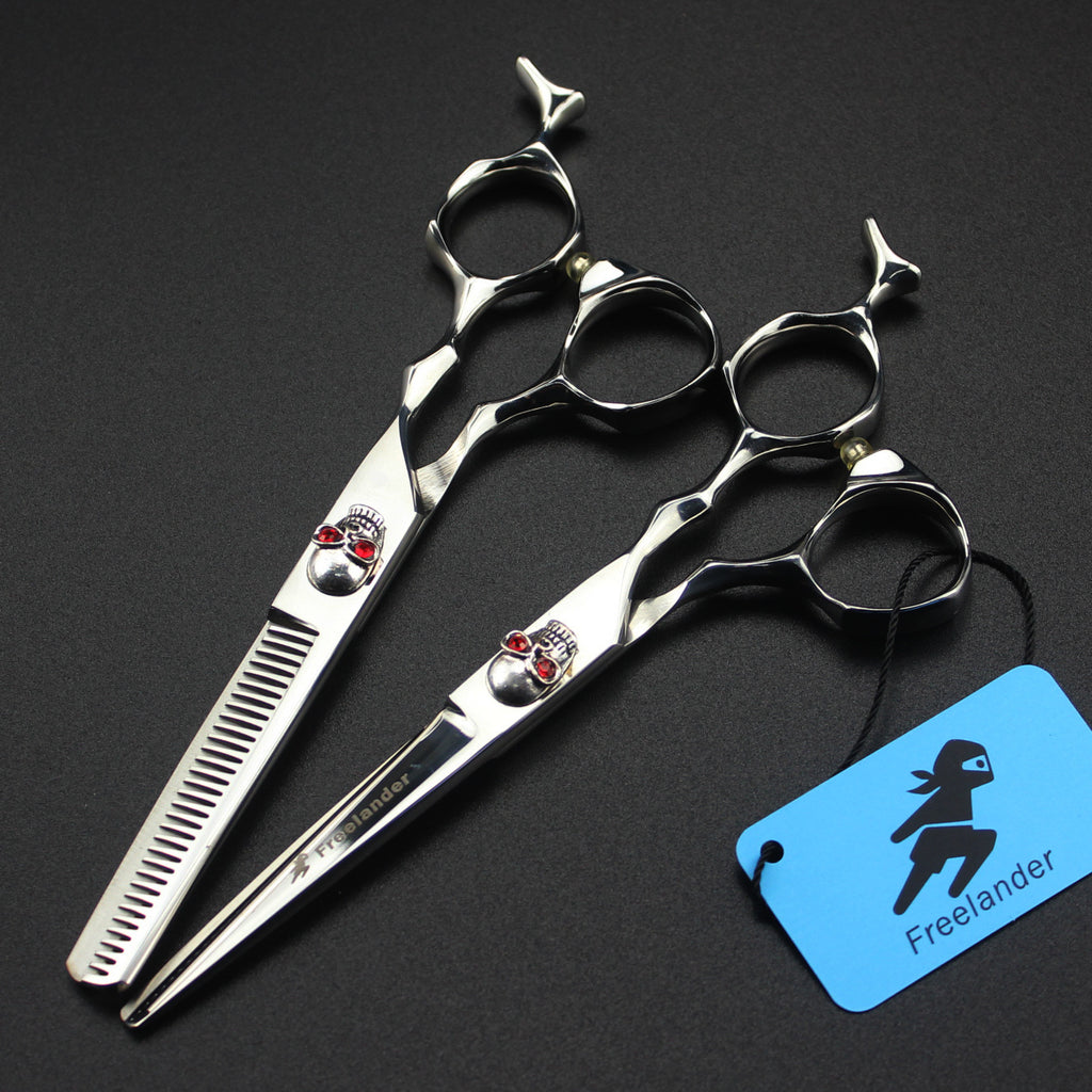 Profi-Haarschere «Silver Skull»