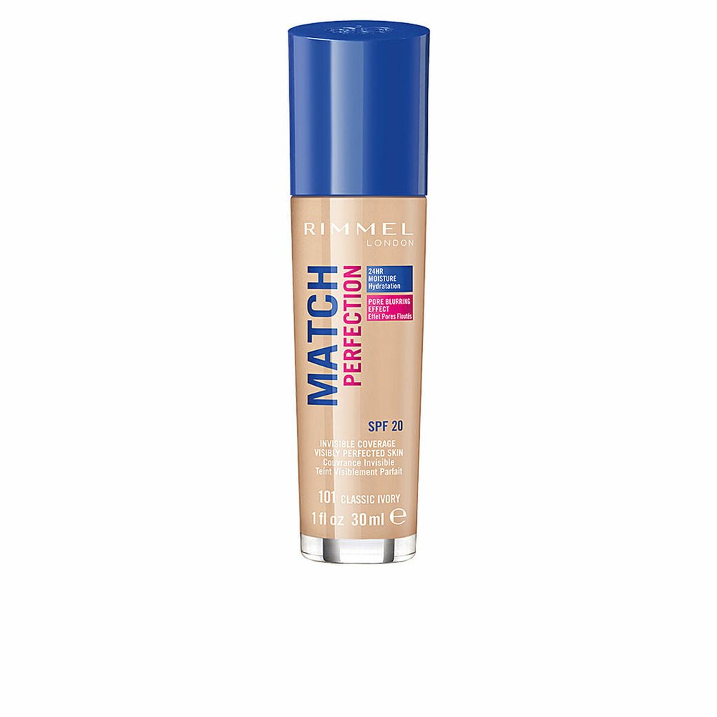 Fluid Makeup Basis Match Perfection Rimmel London (30 ml)