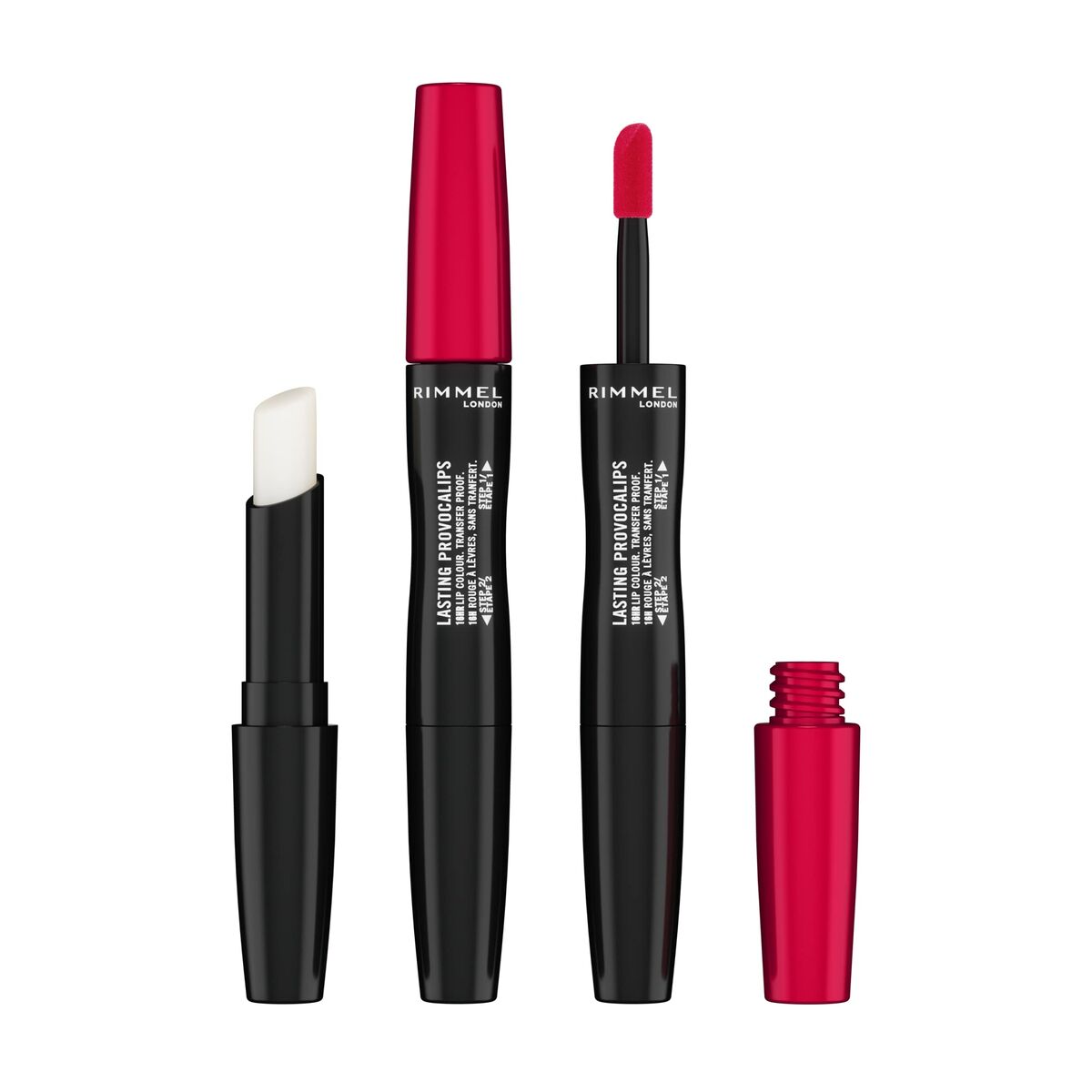 Lippenstift Rimmel London Lasting Provacalips 500-kiss the town red Nº