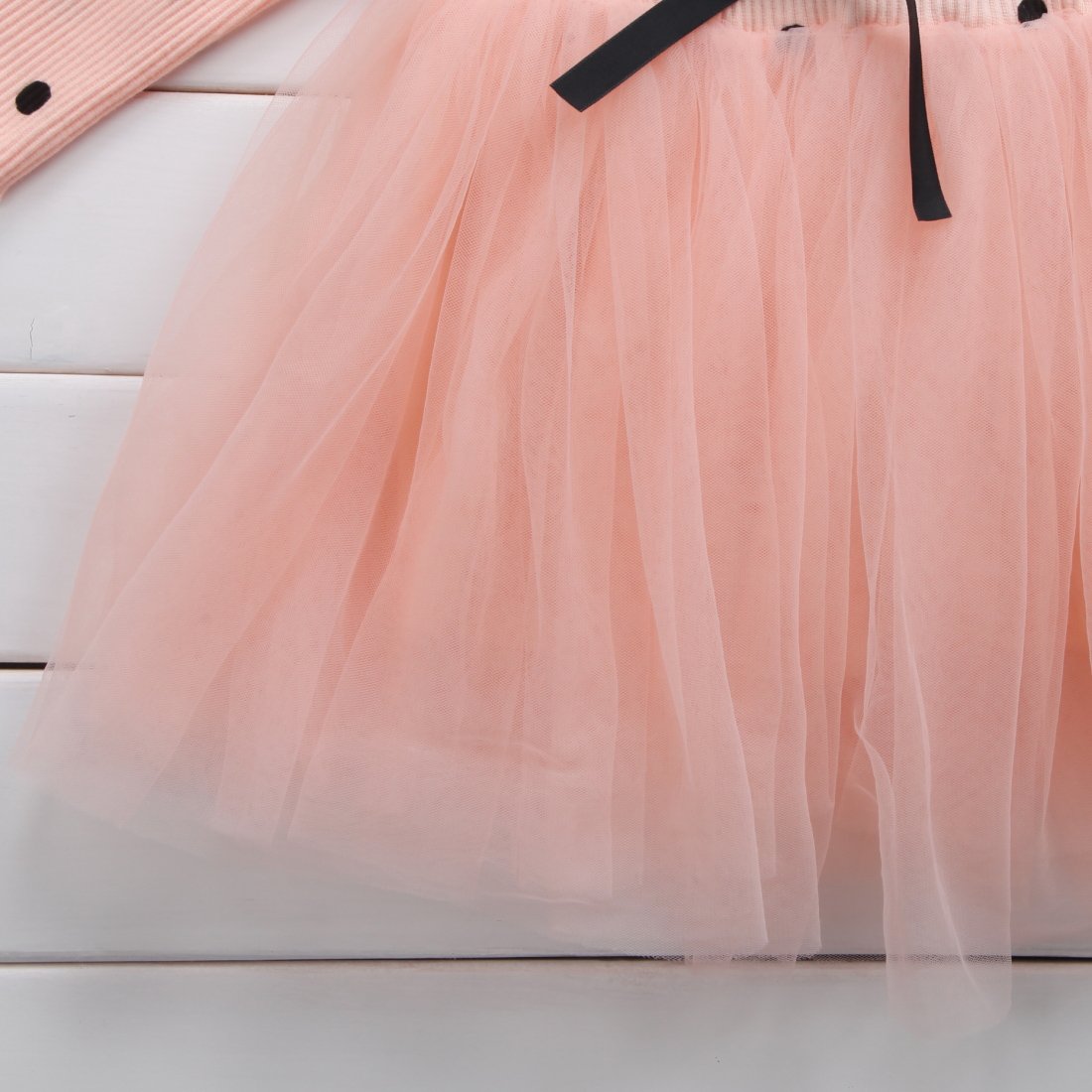 Tutu-Kleid für Baby Girls – Langarm mit Spitze