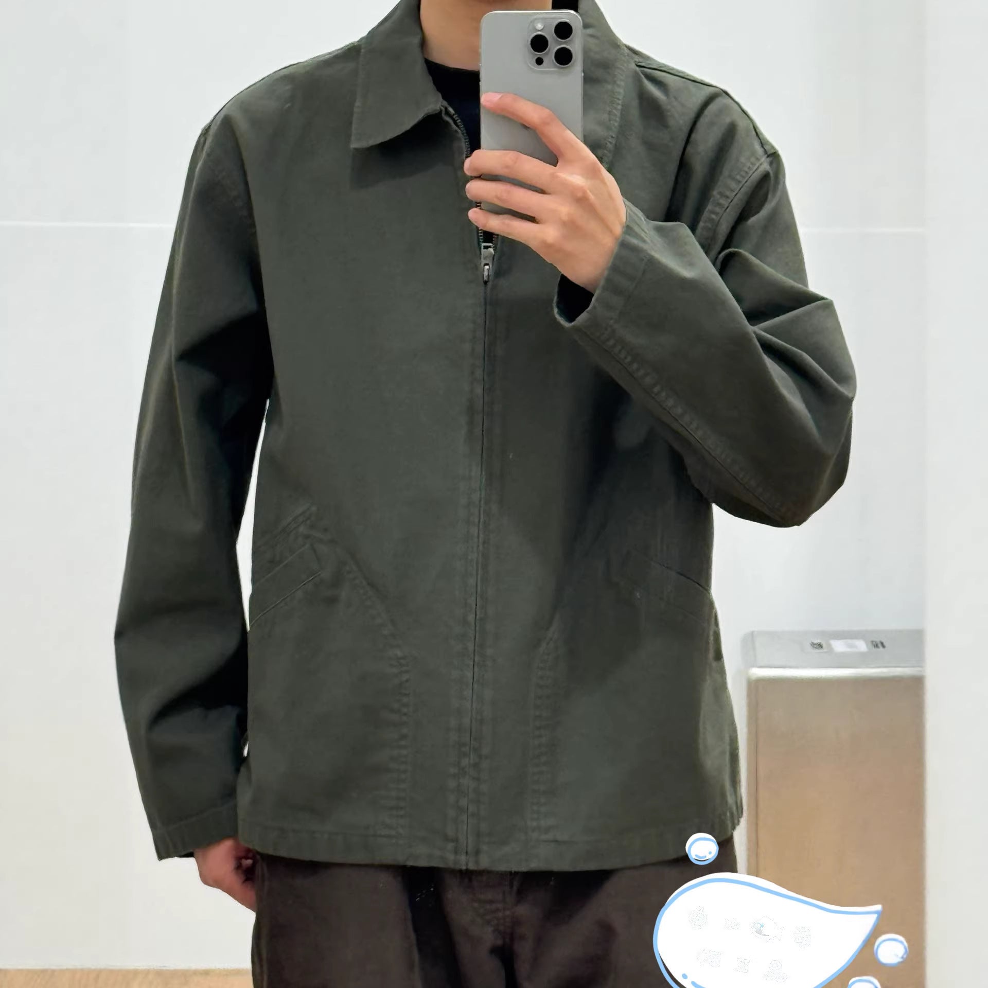 Freizeit-Zip-Jacke für Herren – Ansicht 4
