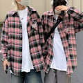 Tie-Dye Plaid Langarmshirt für Herren – Bild 7 | LuxeStyle
