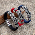 Retro Drachen Totem Lederarmband | LuxeStyle