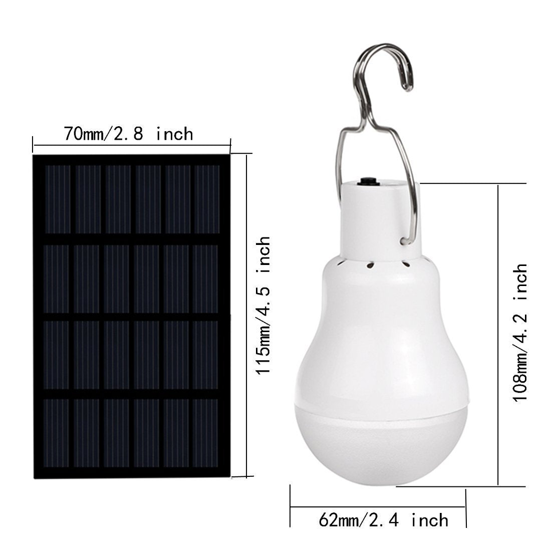 Solarlampe mit LED-Beleuchtung – Bild 2 | LuxeStyle