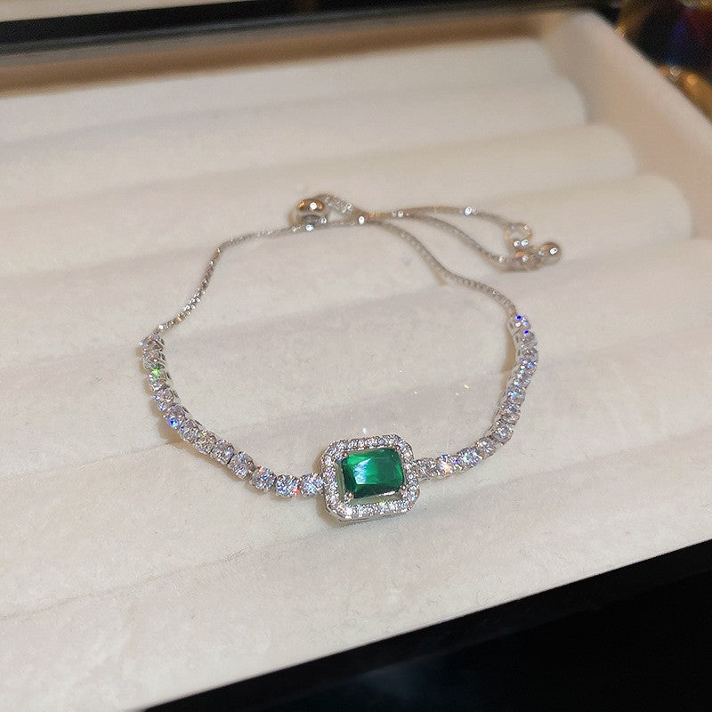 Vergoldetes Armband mit bunten Zirkonia – Ansicht 5