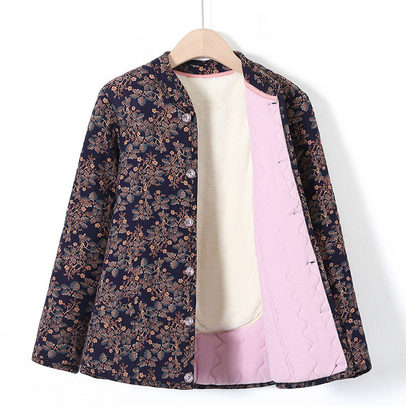 Floral Polyesterjacke für ältere Damen – Bild 15 | LuxeStyle