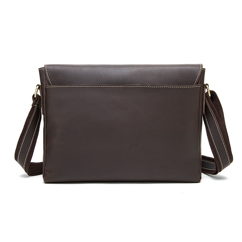 Runde Herrenrucksack aus echtem Leder | LuxeStyle