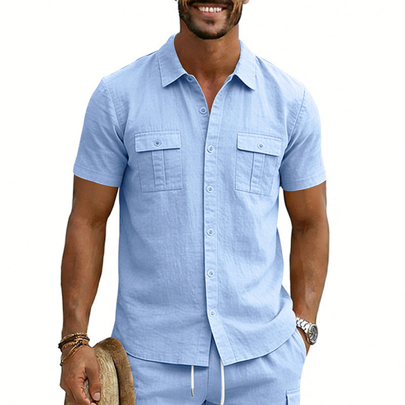 Cargo Hemd Kurzarm mit Multi-Pocket – Ansicht 4