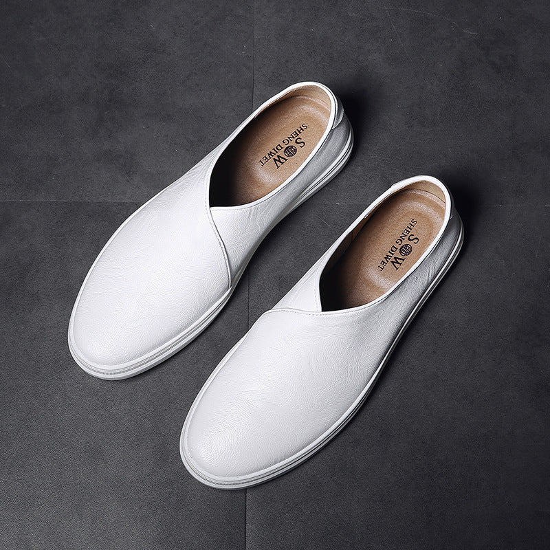 Lässige Leder-Loafer für Herren
