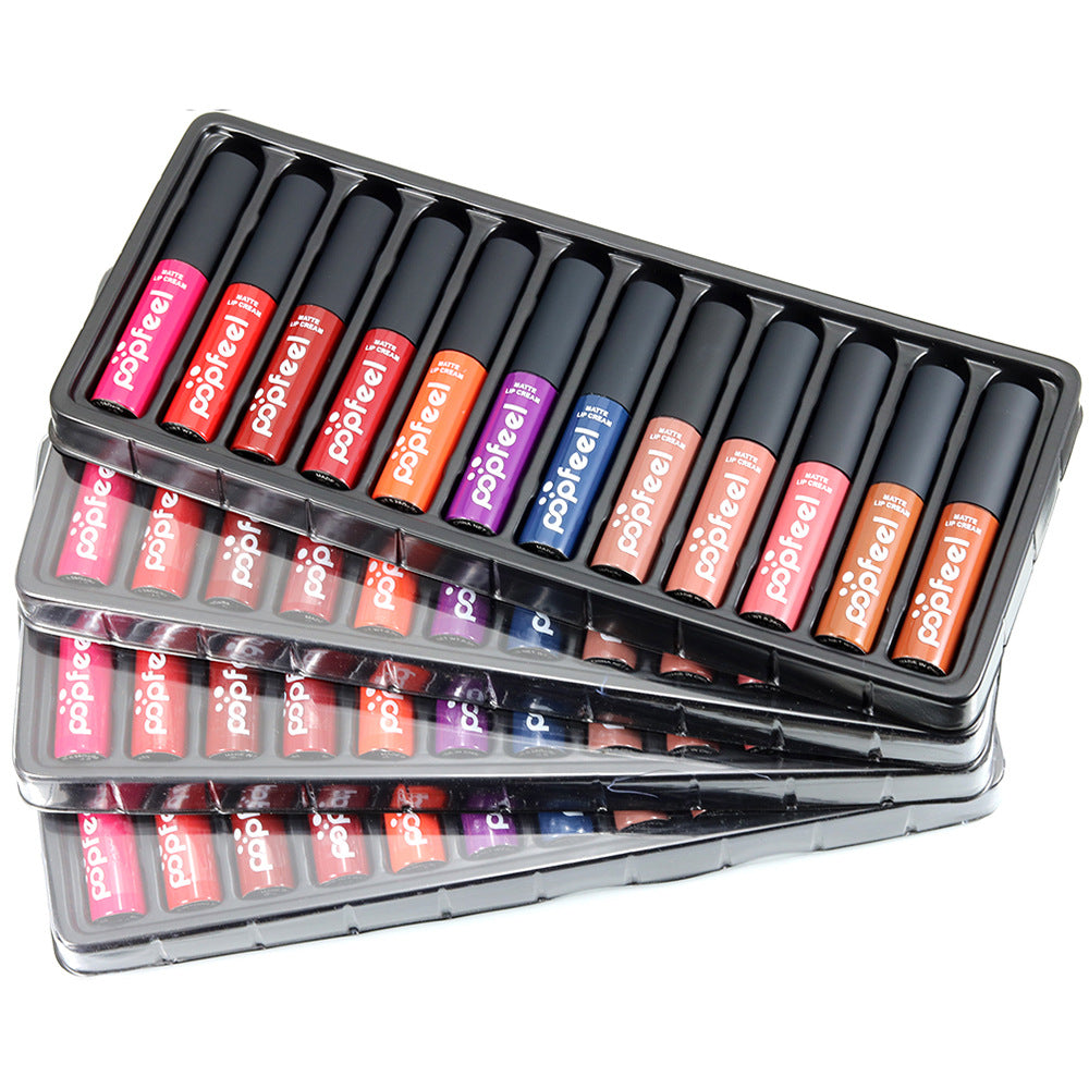 12er-Set Lipgloss & Lippenstift