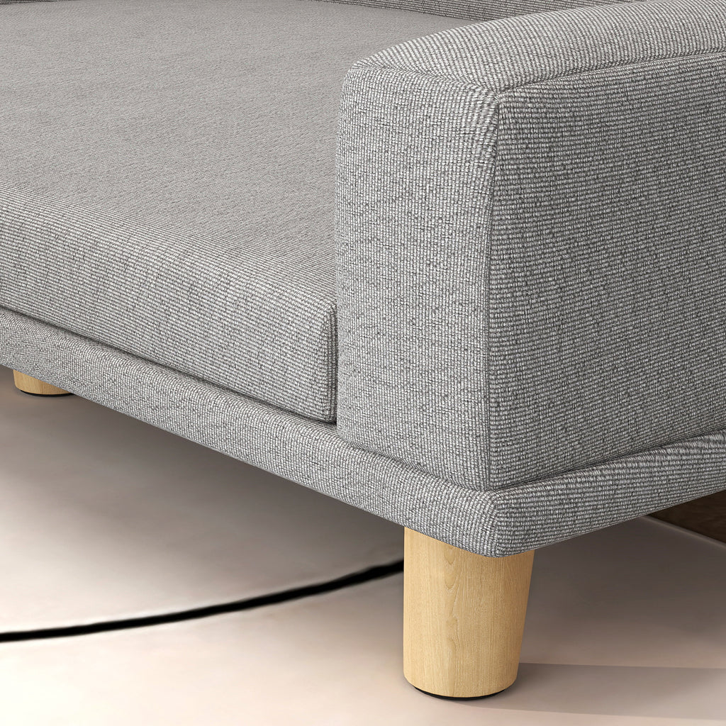Hundesofa mit waschbarem Kissen für grosse Hunde & Katzen – Grau