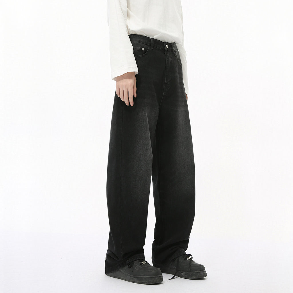 Herren Loose Fit Straight Jeans