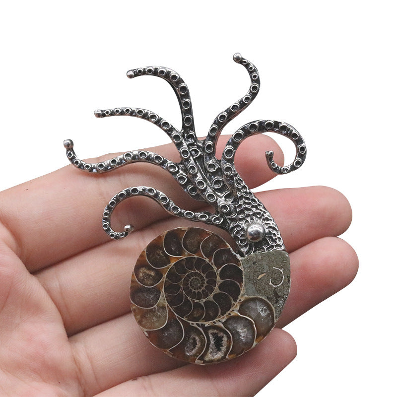 Brosche Schnecke-Oktopus Dual-Verwendung | LuxeStyle