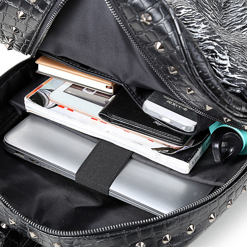 3D Wolfskopf Rucksack – Bild 6 | LuxeStyle