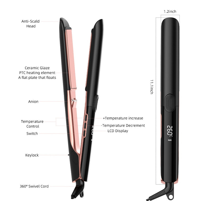 Anion Haarglättierer & Haarwelle