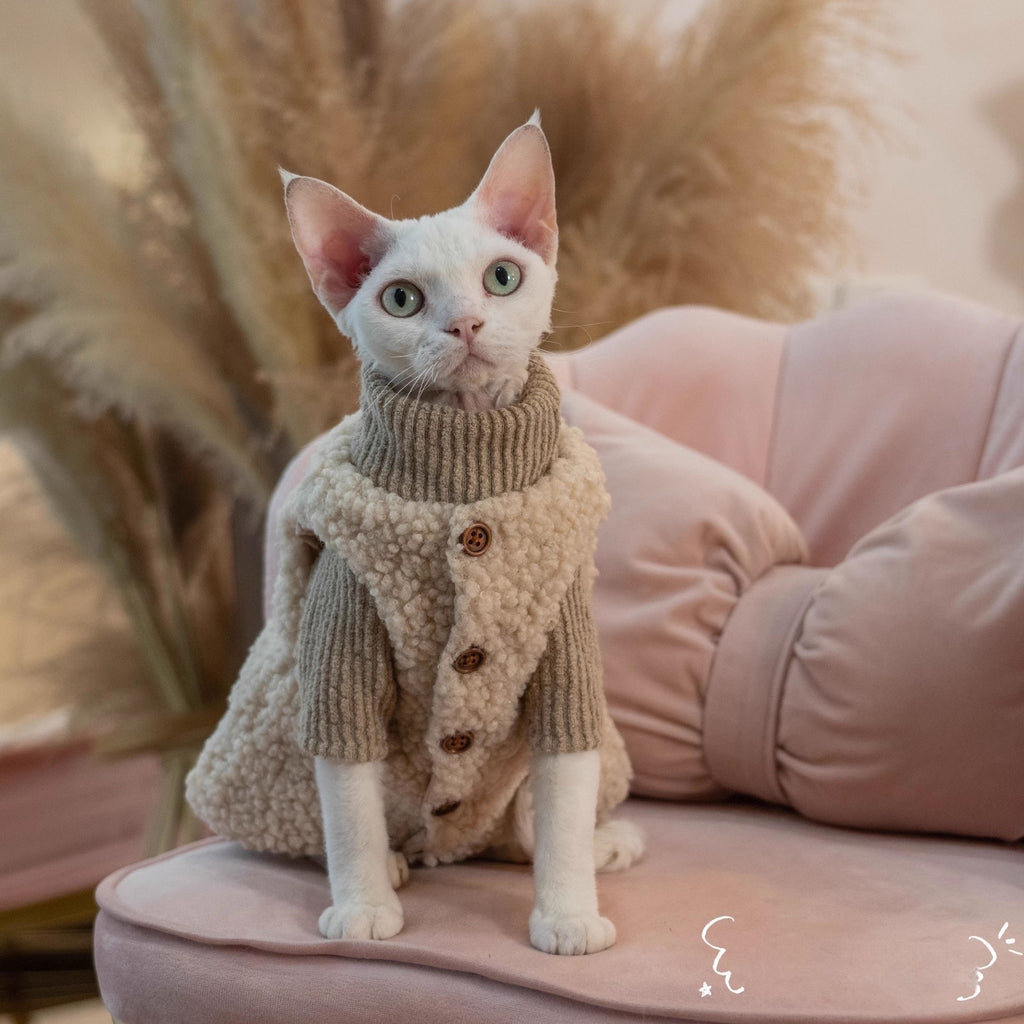 Katzenpullover aus Lammwolle – Bild 3 | LuxeStyle