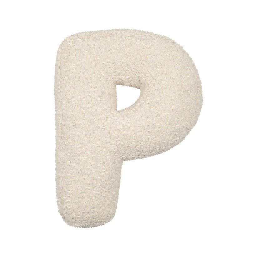 Lammwoll-Kissen Buchstabe Kinder – Bild 6 | LuxeStyle