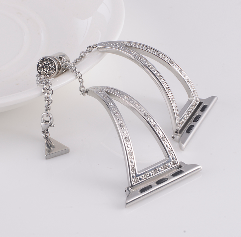 Edles Uhrenarmband mit Strasssteinen – Bild 5 | LuxeStyle