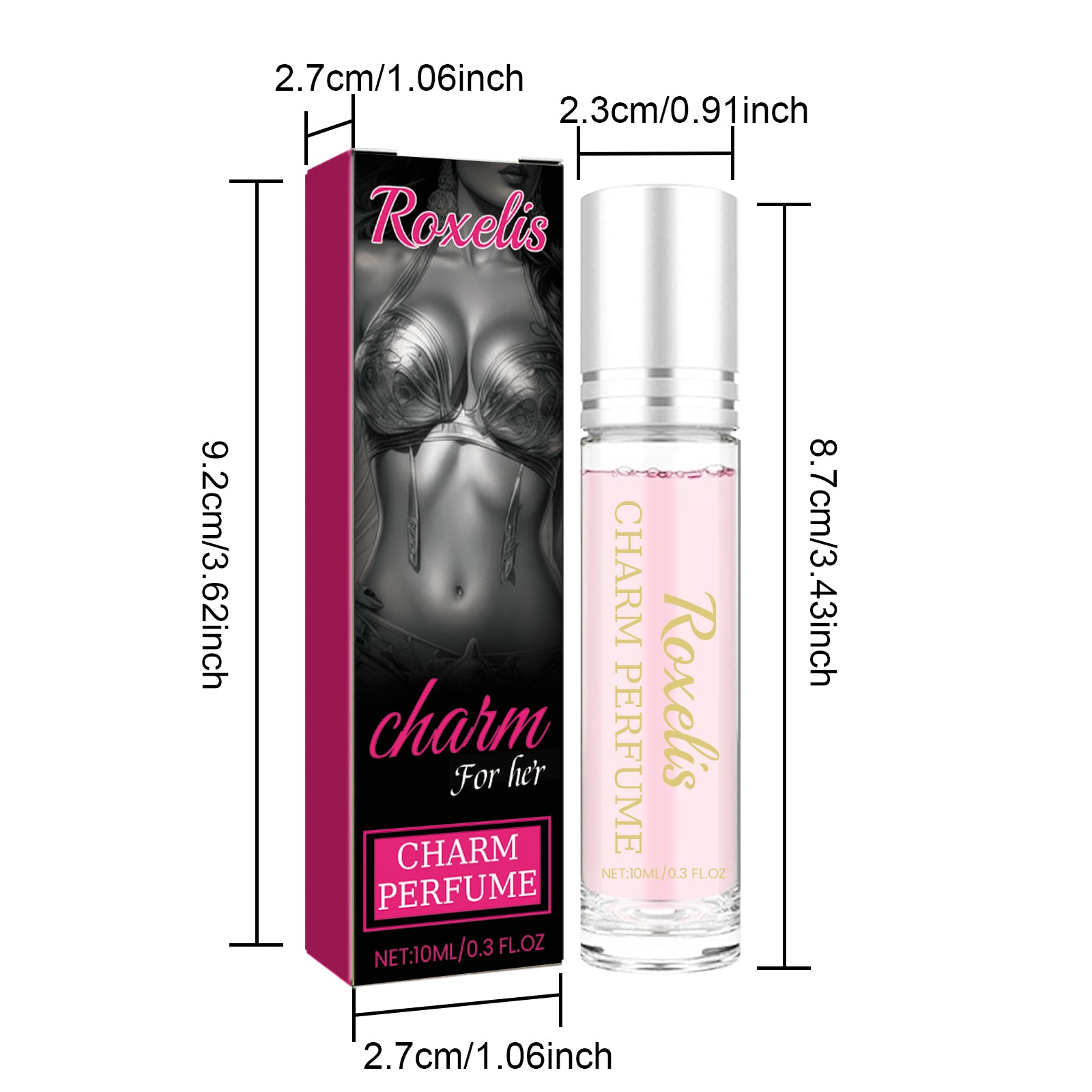 Roll-On Parfum für Frauen, langanhaltend & elegant