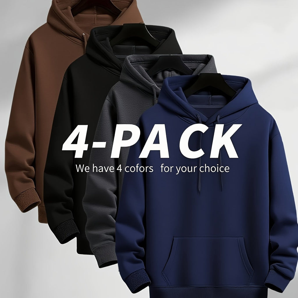 Herren Heavyweight Hoodie mit Kängurutasche
