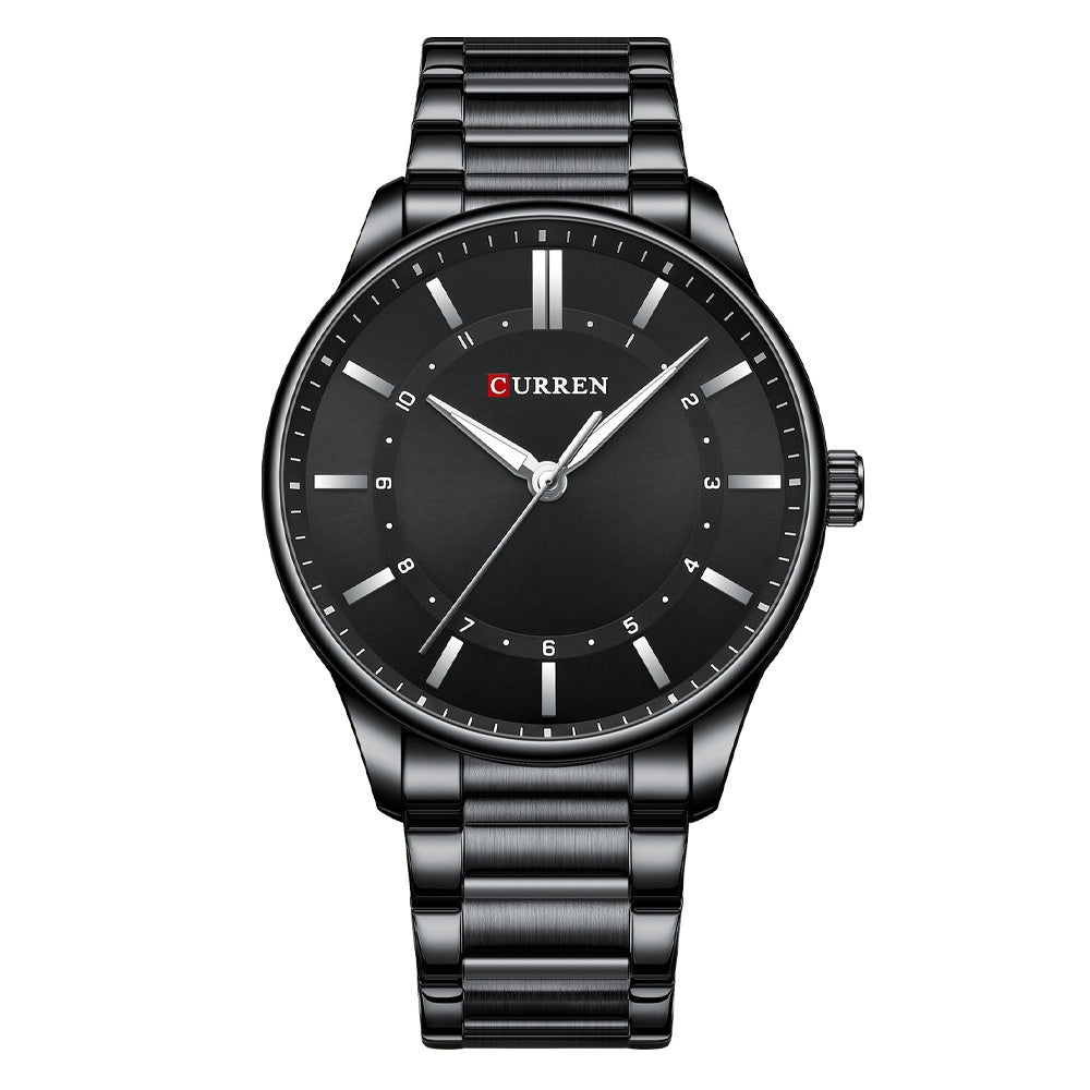 Herren-Uhr mit großem Zifferblatt und wasserdicht