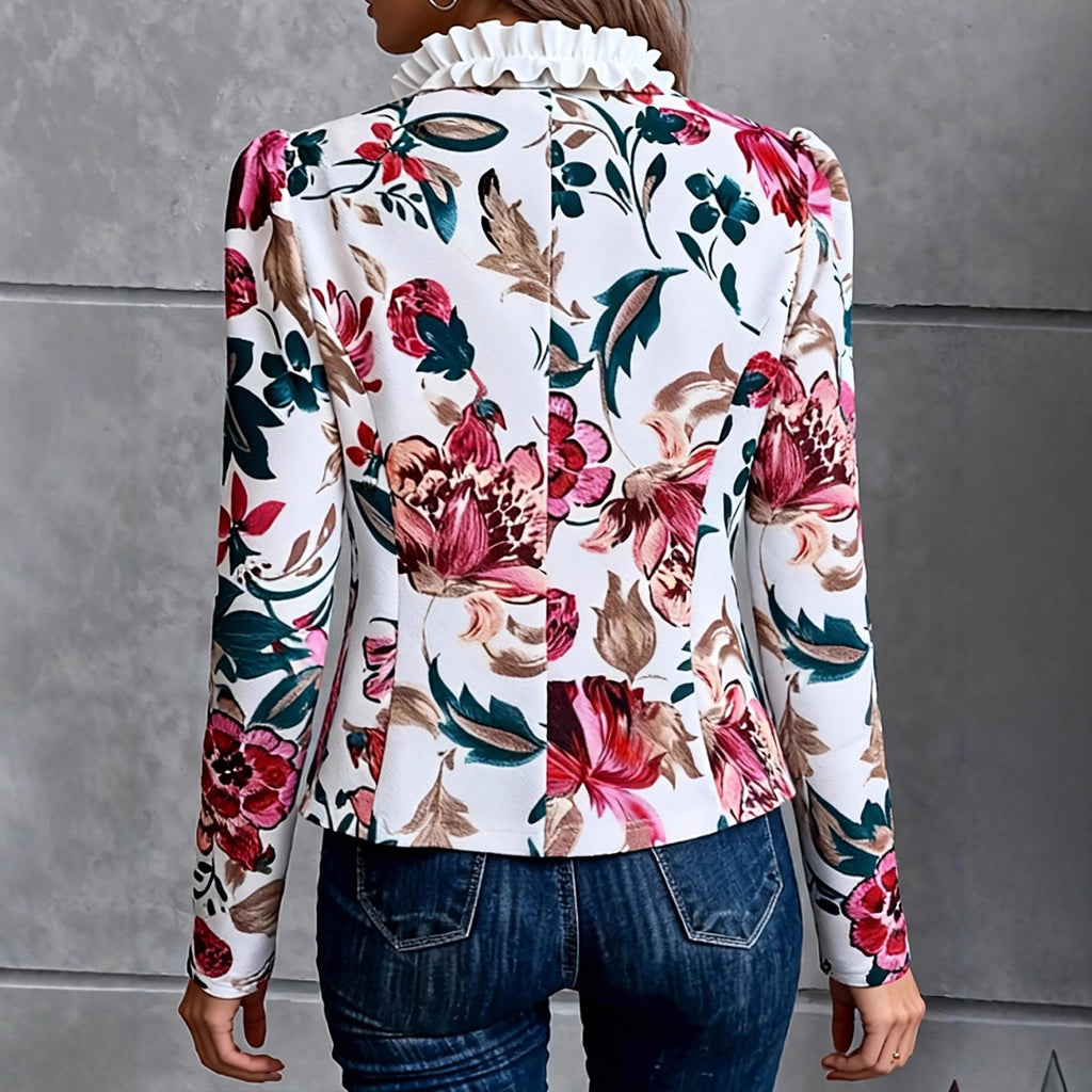 Damen Freizeitjacke mit Print – Bild 6 | LuxeStyle