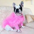Wolle-Pullover für Hunde und Katzen – Pink/Blau | LuxeStyle