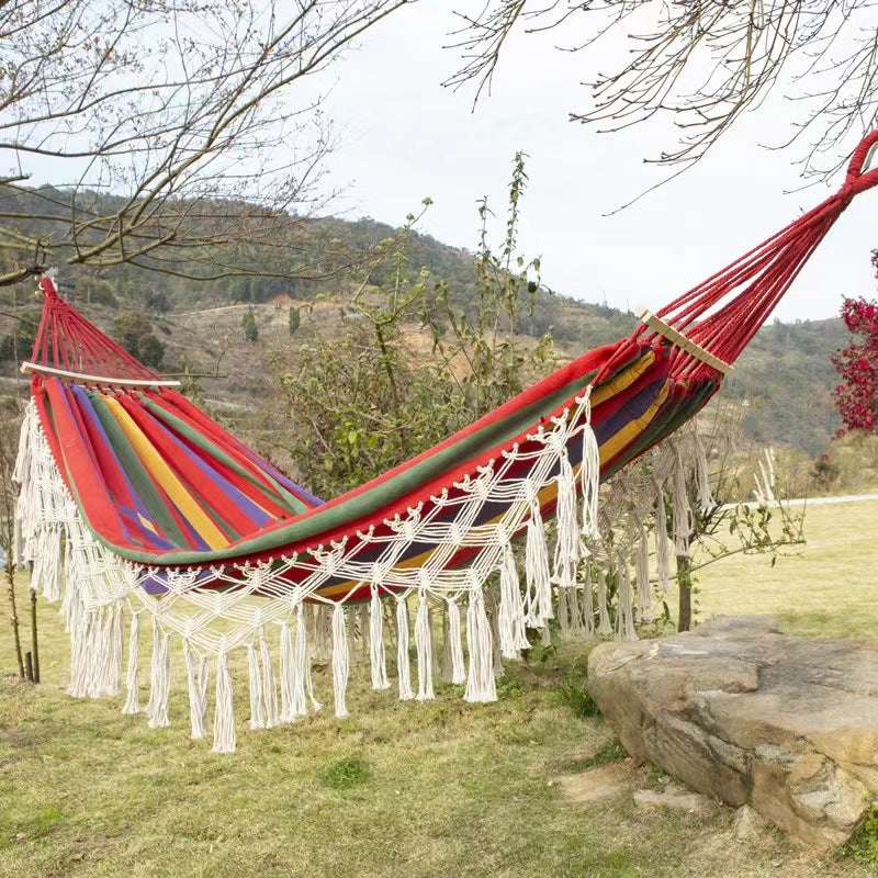 Bohemian Hängematte mit Quasten
