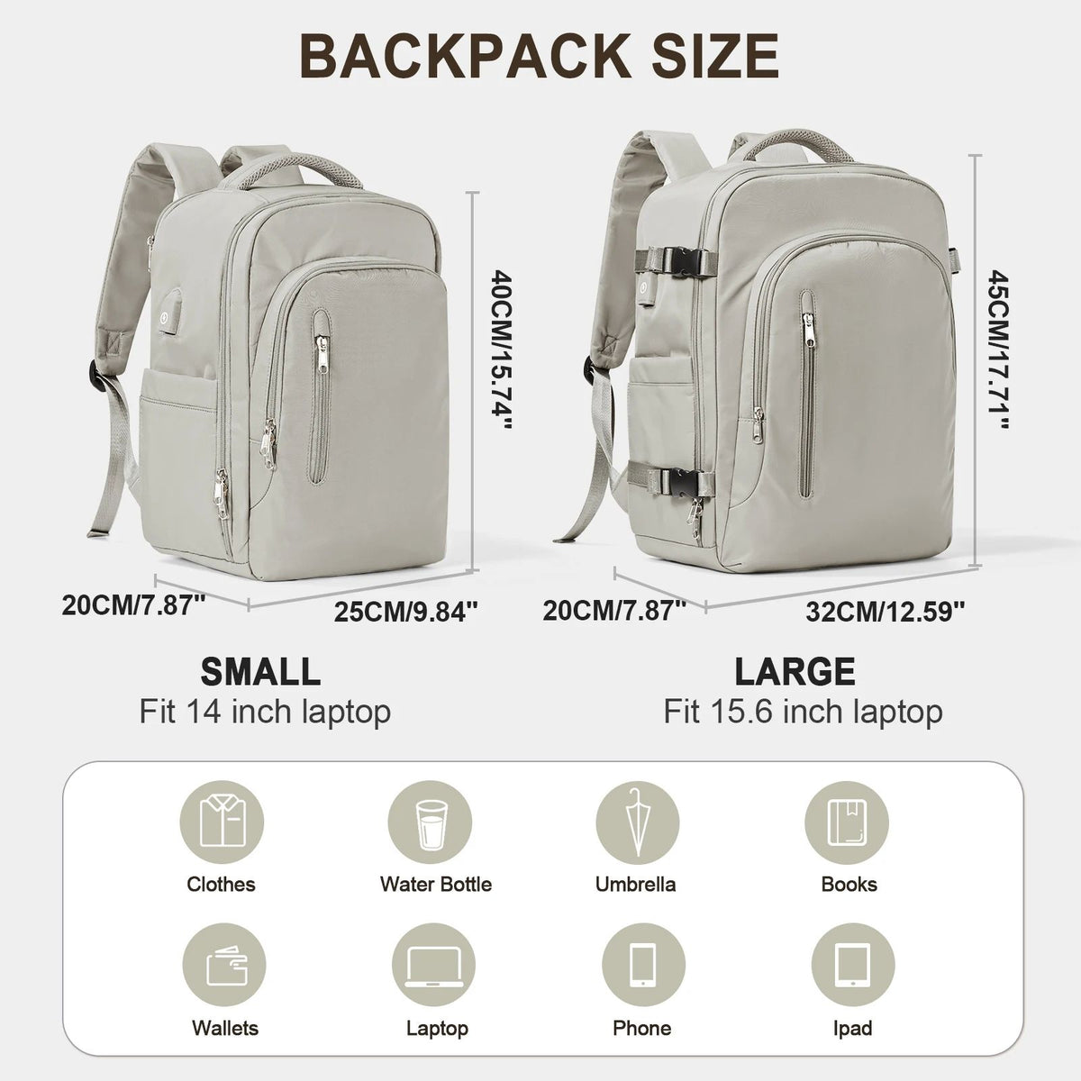 Laptop Rucksack für Damen – Grosses Volumen – Bild 3 | LuxeStyle