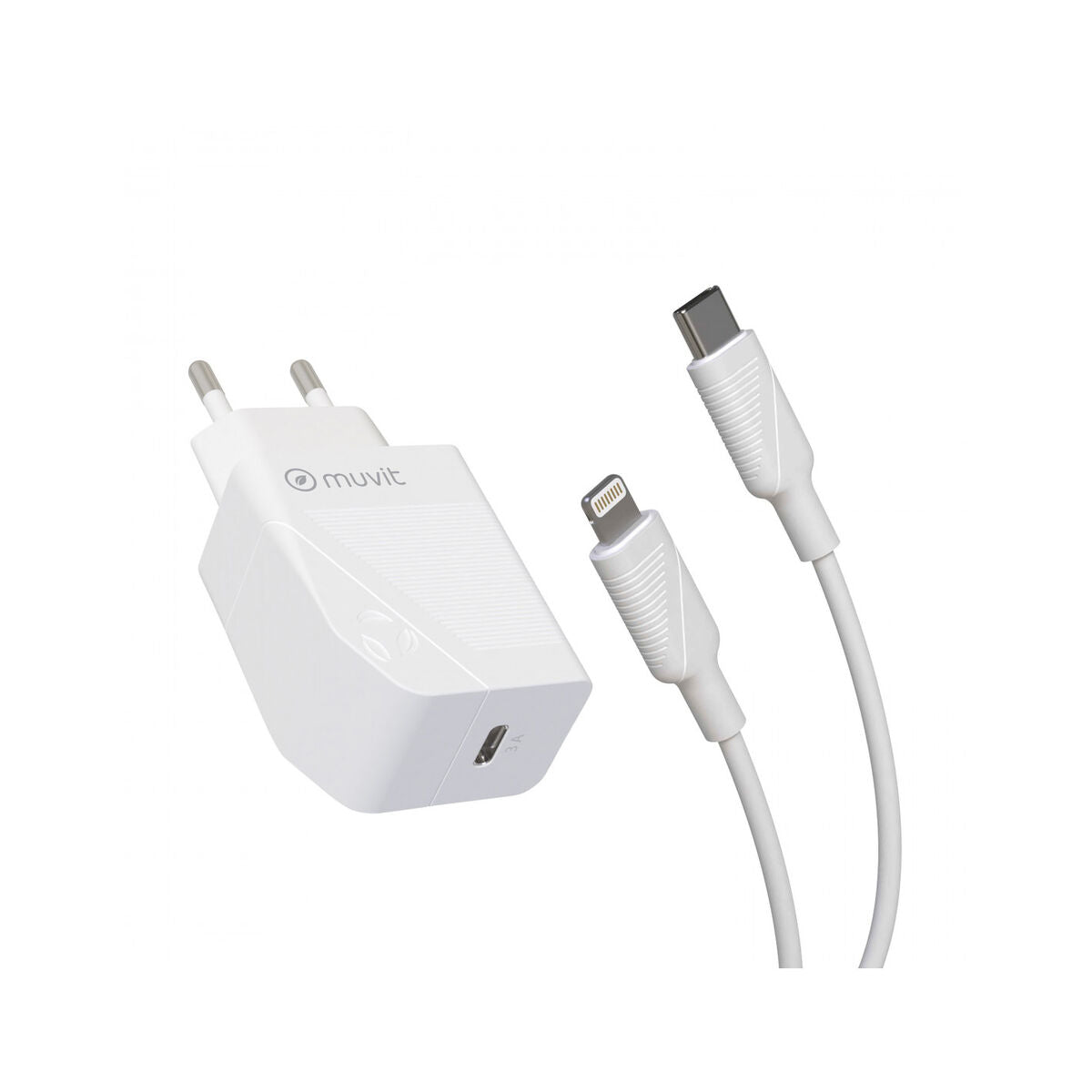 Wandladegerät Muvit Weiß 20 W