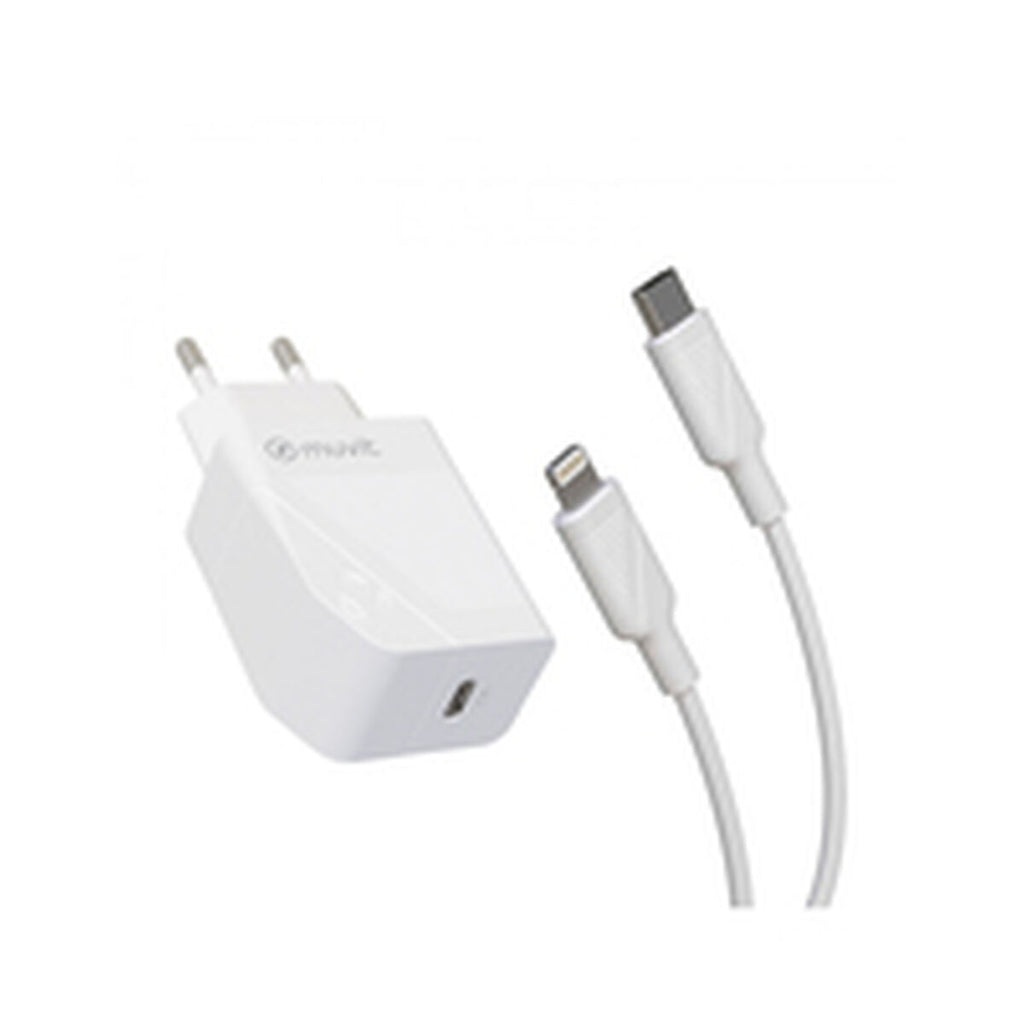 Wandladegerät Muvit Weiß 20 W
