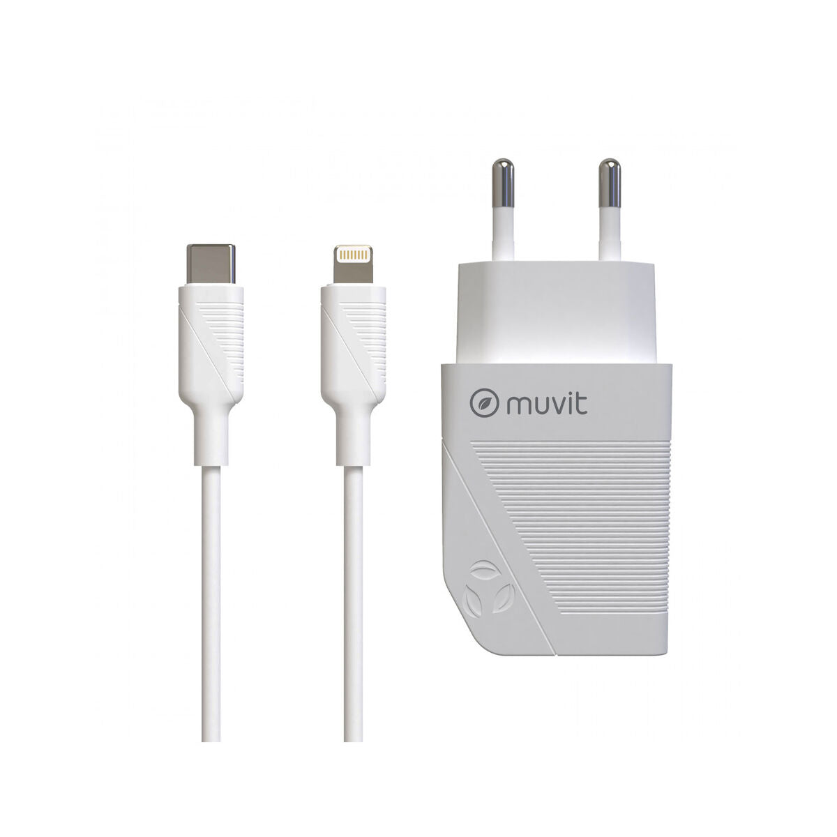 Wandladegerät Muvit Weiß 20 W