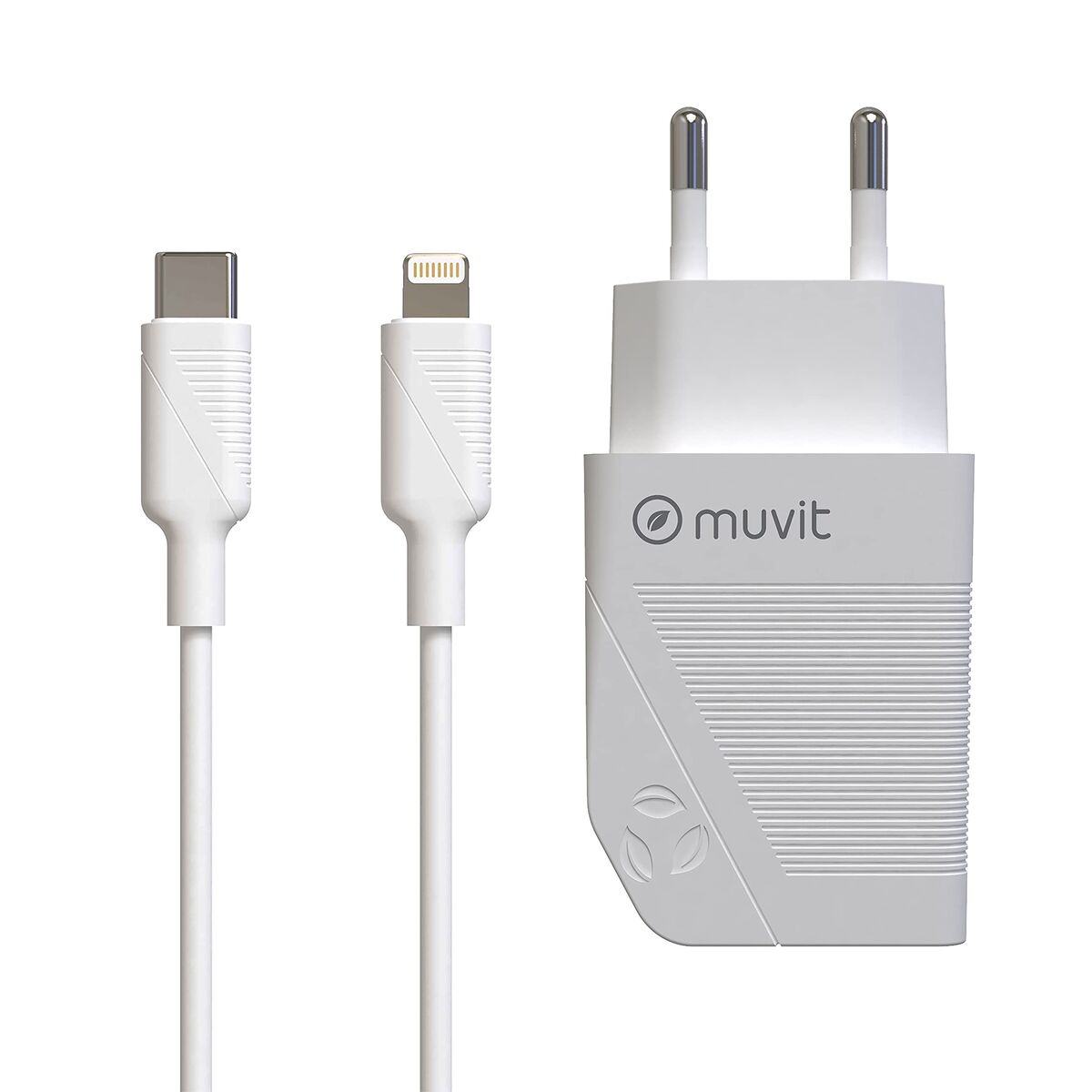 Wandladegerät Muvit Weiß 20 W