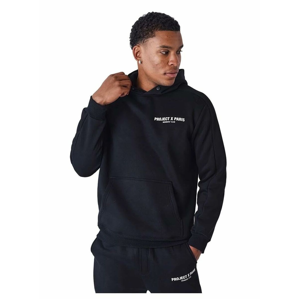 Herren Sweater mit Kapuze Project X Paris PROJECT HOODIE 2422052 Schwarz – LuxeStyle Schweiz