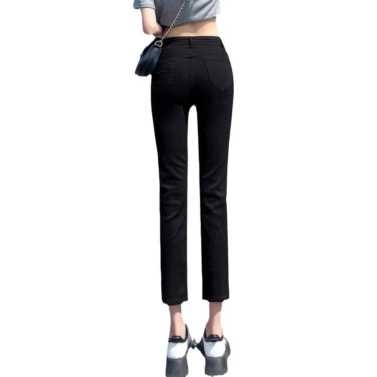 Velvet-Rauchrohr-Leggings