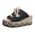Keilsandalen mit Strohgeflecht – Bild 6 | LuxeStyle
