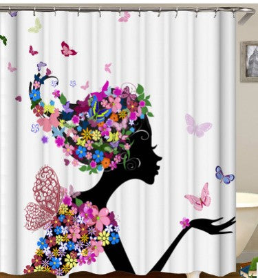 Duschvorhang mit afrikanischem Mädchen-Print – Bild 7 | LuxeStyle