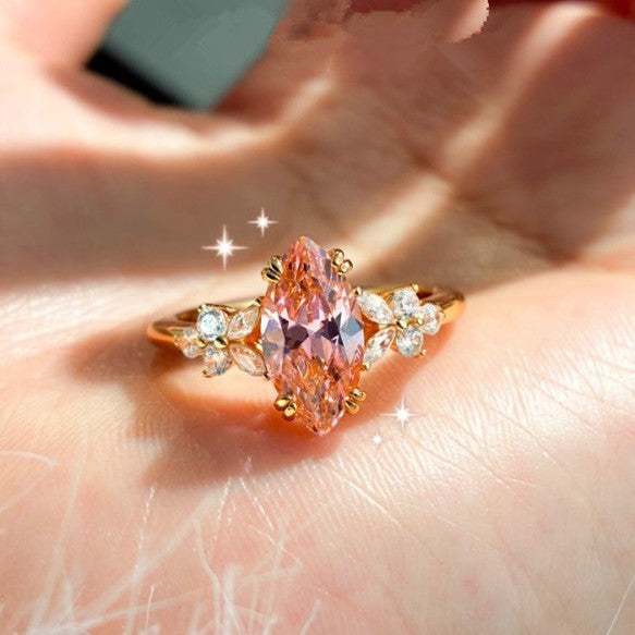 Eleganter Marquise-Ring mit Zirkonia | LuxeStyle