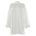 Elegantes Neckholder-Midikleid aus Mesh – Bild 7 | LuxeStyle