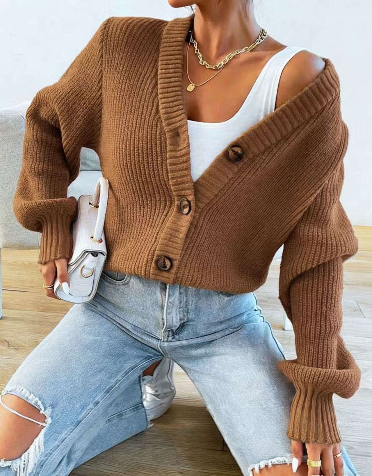Strick-Cardigan für Herbst und Winter