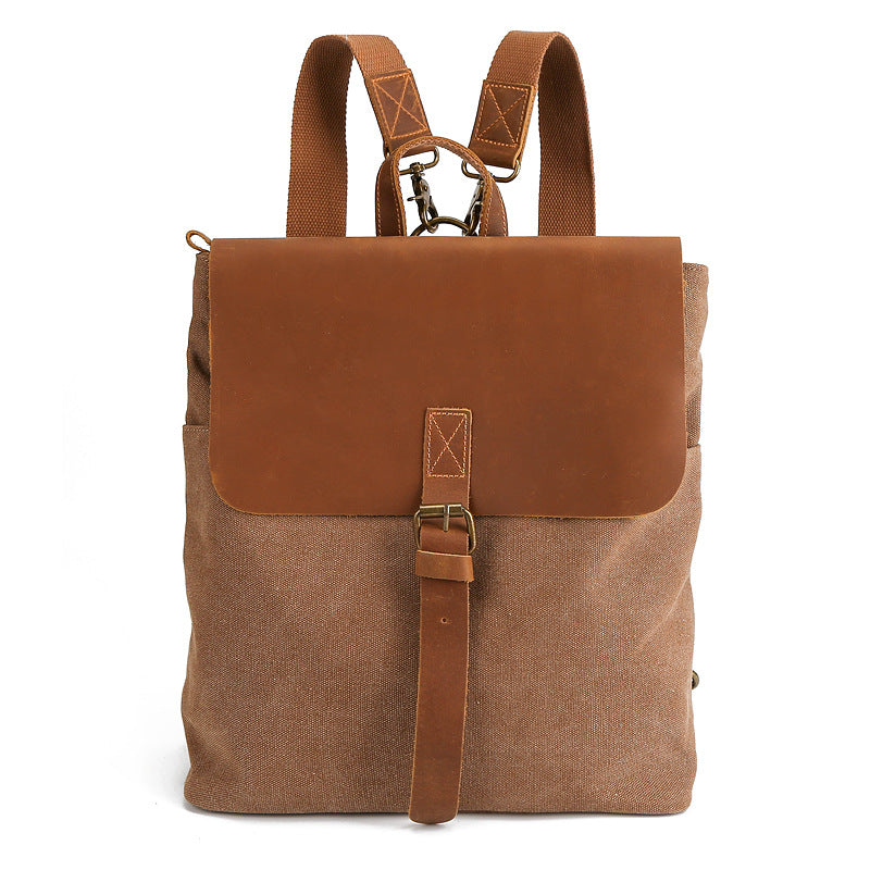 Retro Rucksack aus Crazy Horse Leder für Damen – Bild 2 | LuxeStyle