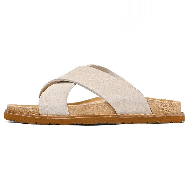 Herren Premium-Badesandalen mit dicker Sohle