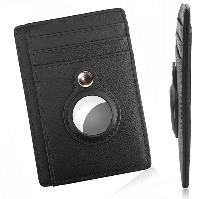 AirTag Leder-Portemonnaie mit RFID-Schutz