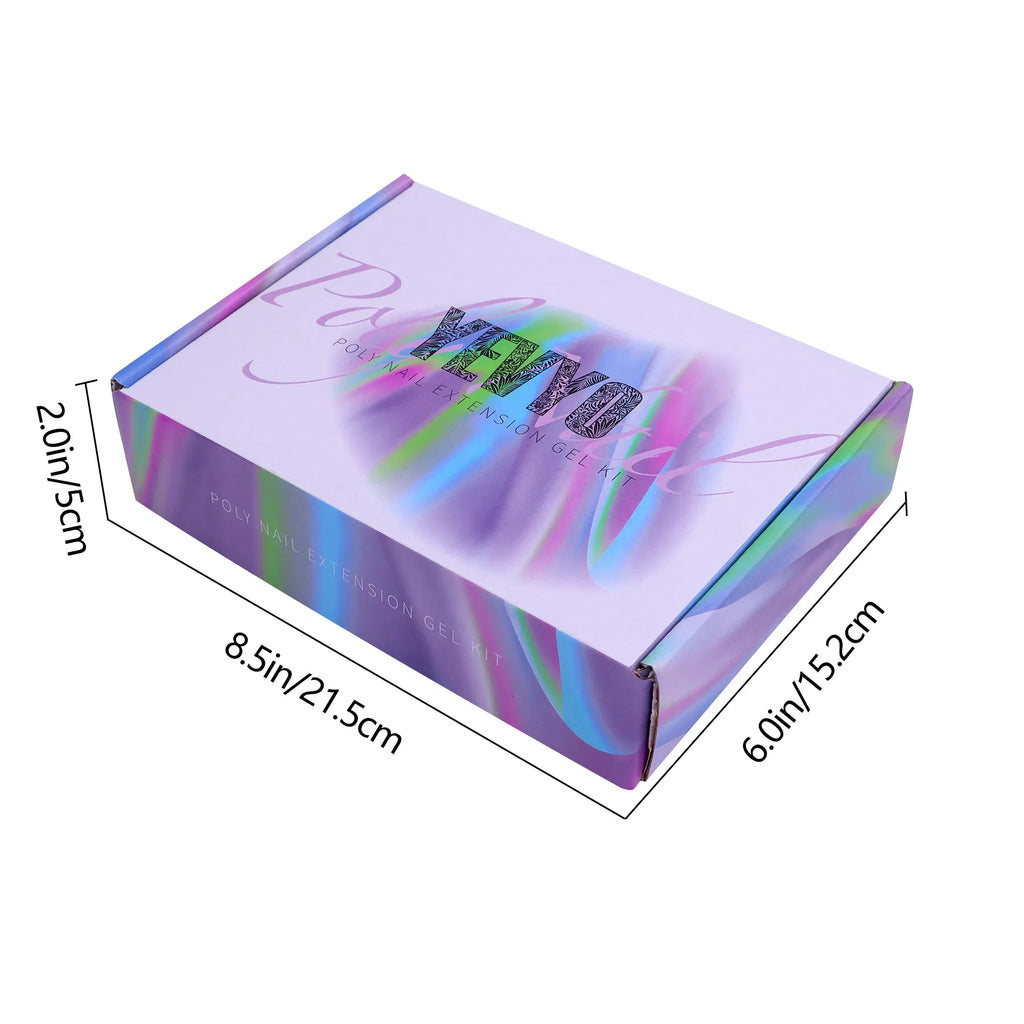 Polygel-Nagelset «Komplett» 6-tlg + UV-Lampe